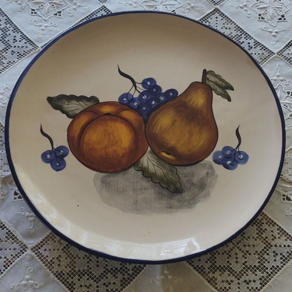 Mexican made  ceramic colorful platter